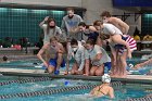 Swimming vs Babson  Wheaton College Swimming & Diving vs Babson College. - Photo By: KEITH NORDSTROM : Wheaton, Swimming